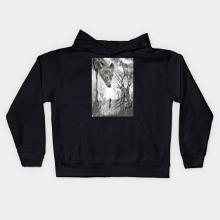 Whats the time Mr Wolf? Kids Hoodie